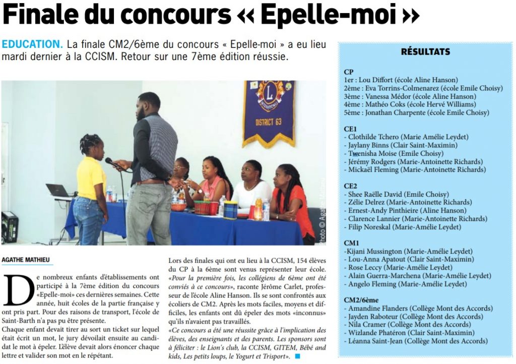 Article de presse